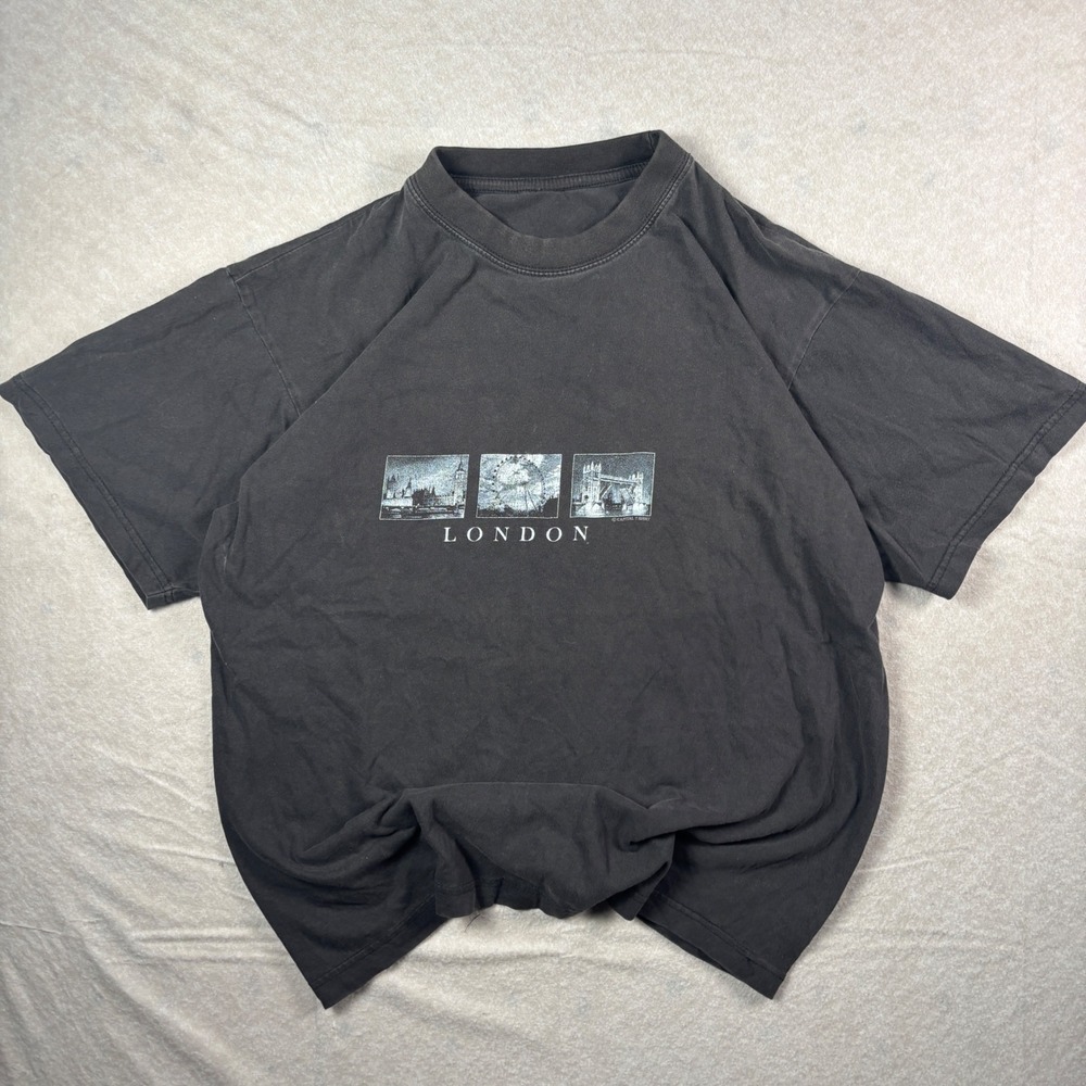 Vintage Black London Graphic T-Shirt